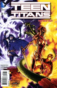 Teen Titans (5th Series) #3B VF ; DC | New 52 Monsters of the Month Variant
