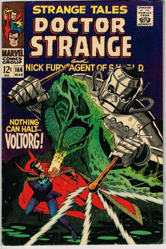 Strange Tales #166 (1951) - 6.5 FN+ *Nothing Can Halt Voltorg*