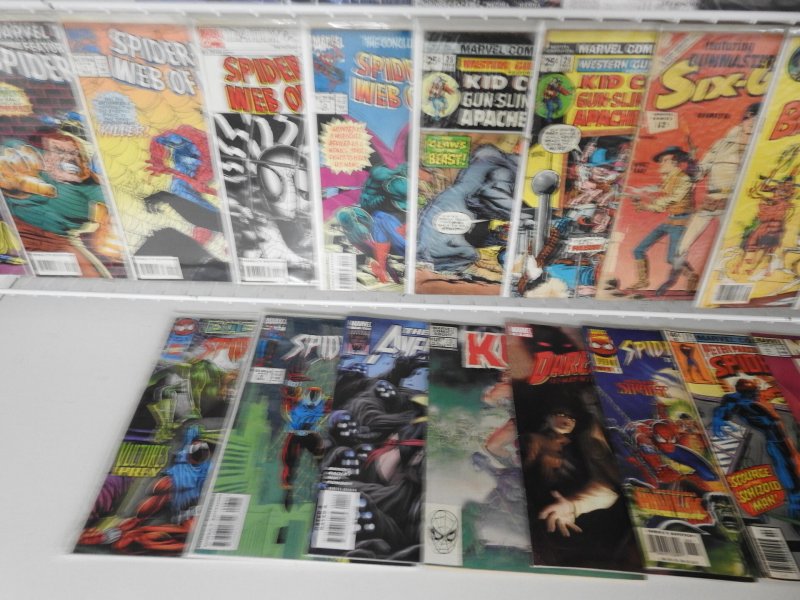 Huge Lot 120+ Comics W/ Westerns, Spider-Man, Ka-zar, Kull+ Avg VG+ Condition!