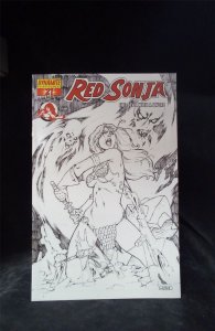Red Sonja #21 Black and White Rubi Cover 2007 Dynamite Entertainment Comic Book