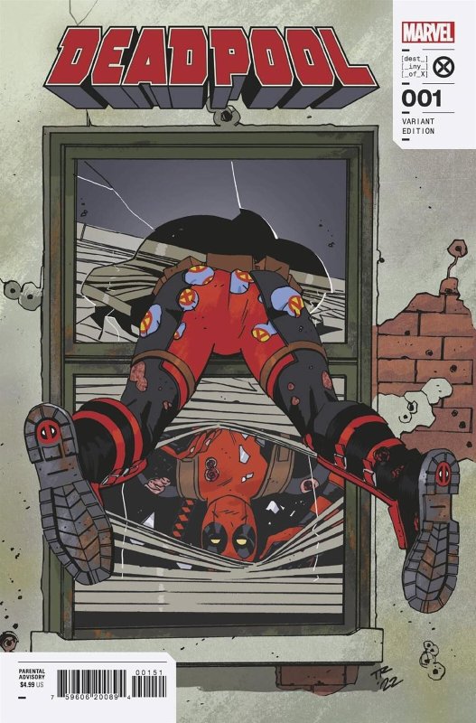 Deadpool #1 Reilly Window Shades Var Marvel Prh Comic Book 2022