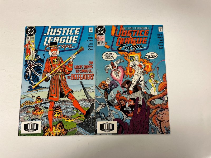 4 Justice League Europe DC Comics Books #19 20 21 22 Giffen Jones 67 JW16