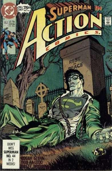 Action Comics (1938 series) #653, Fine+ (Stock photo)