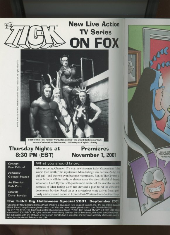 (2001) The Tick Big Halloween Special 2001: WE COMBINE SHIPPING! (7.0/7.5)