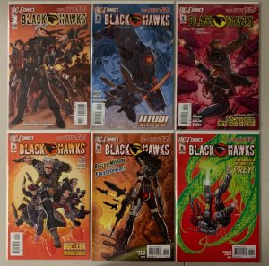 Blackhawks comics run #1-6 6 diff 8.0 (2011-12)