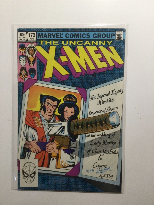 Uncanny X-Men 172 Near Mint Nm Marvel