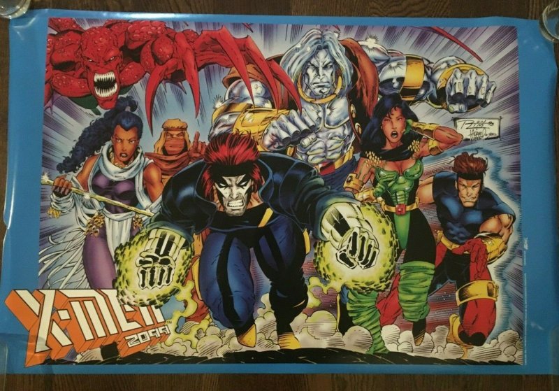 X-MEN 2099 I Marvel Press Poster #158, Ron Lim, 1993, 34 x 22