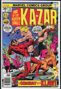 Ka-Zar #16 (1976) Ka-Zar