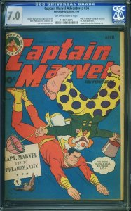 Captain Marvel Adventures #34 (1944) CGC 7.0 FVF