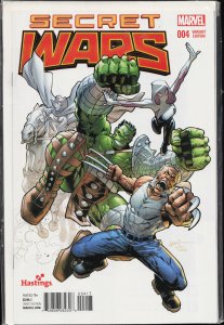 Secret Wars #4 Hastings Cover (2015) God Emperor Doom