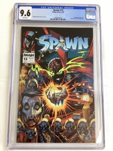 Spawn #13 - CGC 9.6 - Image - 1993 - Youngblood appearance! Walt Simonson poster