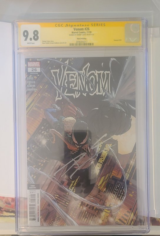 Venom #26 Third Print Cover (2020) - 9.8 CGC S.S. - Donny Cates