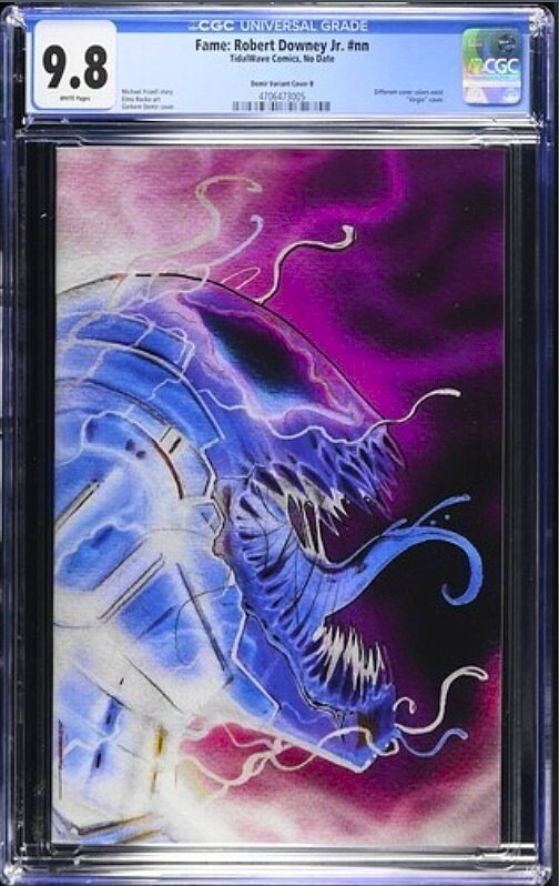 FAME: ROBERT DOWNEY JR. CGC 9.8 ? NYCC 2024 EXCLUSIVE – VENOMIZED IRON MAN