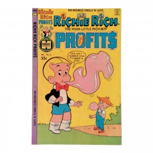 Richie Rich Profits #21 Direct Edition Cover (1974-1982) Harvey Comics
