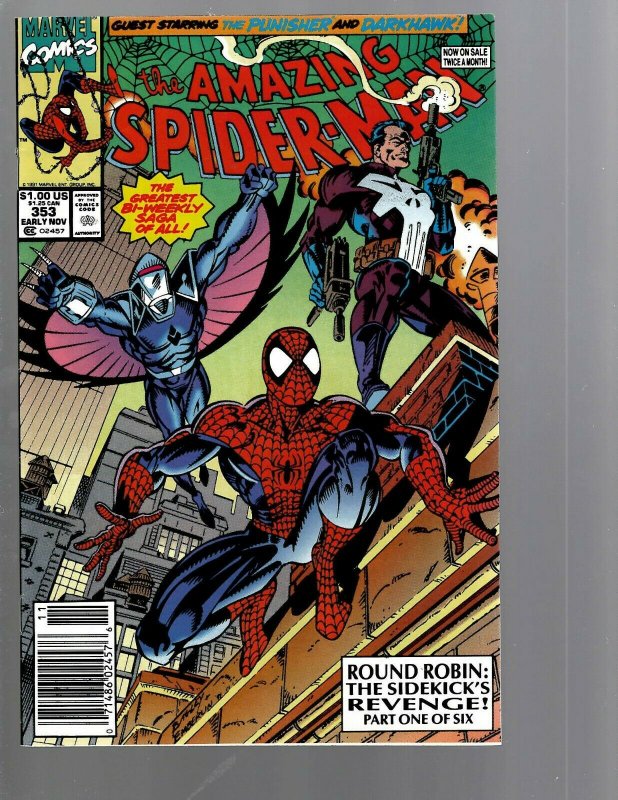 8 Amazing Spider-Man Marvel Comics # 348 349 350 351 352 353 354 355 Venom TJ2