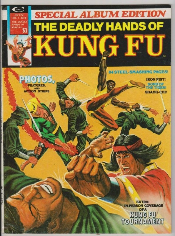 DEADLY HANDS OF KUNG FU SPECIAL #1 VF 1974 SHANG-CHI, IRON FIST MARVEL COMICS 