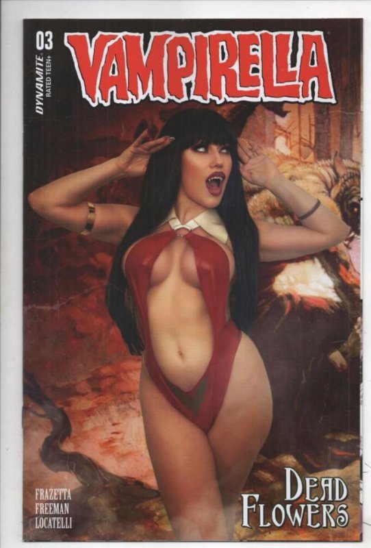 VAMPIRELLA DEAD FLOWERS #3 E, NM CosPlay Variant, 2023, Vampire