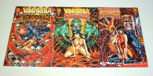 Vampirella vs Hemorrhage #1-3 VF/NM complete series - mark texeira  michael bair