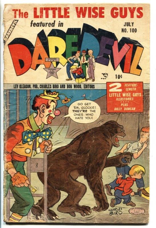 Daredevil #1001953-Lev Gleason- Clown cover- Little Wise Guys G