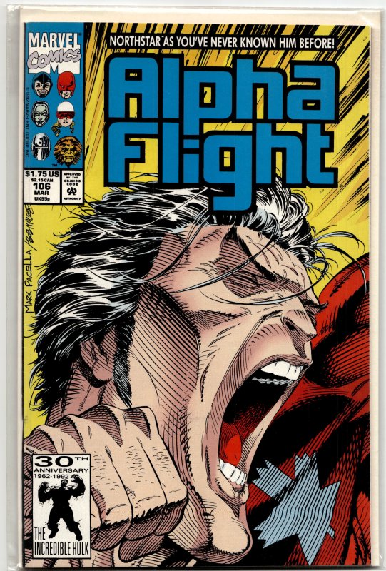 Alpha Flight #106 (1992) Alpha Flight [Key Issue]