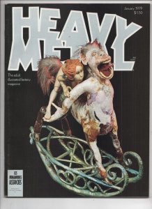 HEAVY METAL #22, NM-, January, 1977 1979, Richard Corben, Moebius, more in store