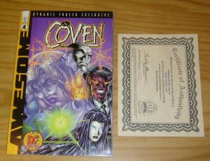 the Coven #4 VF/NM dynamic forces variant w/COA (#481/4,000) awesome bad girls