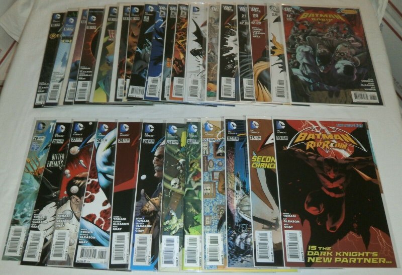 Batman and Robin V1 #19-22 V2 #23-36 Tomasi Gleason New 52 comic book lot of 56