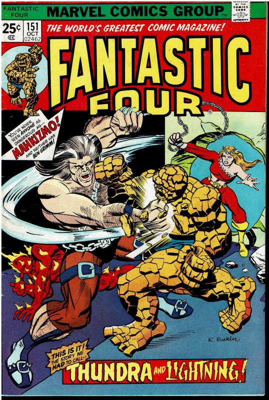 Fantastic Four #151, 6.0 or Better - 1st Mahkizmo the Nuclear Man