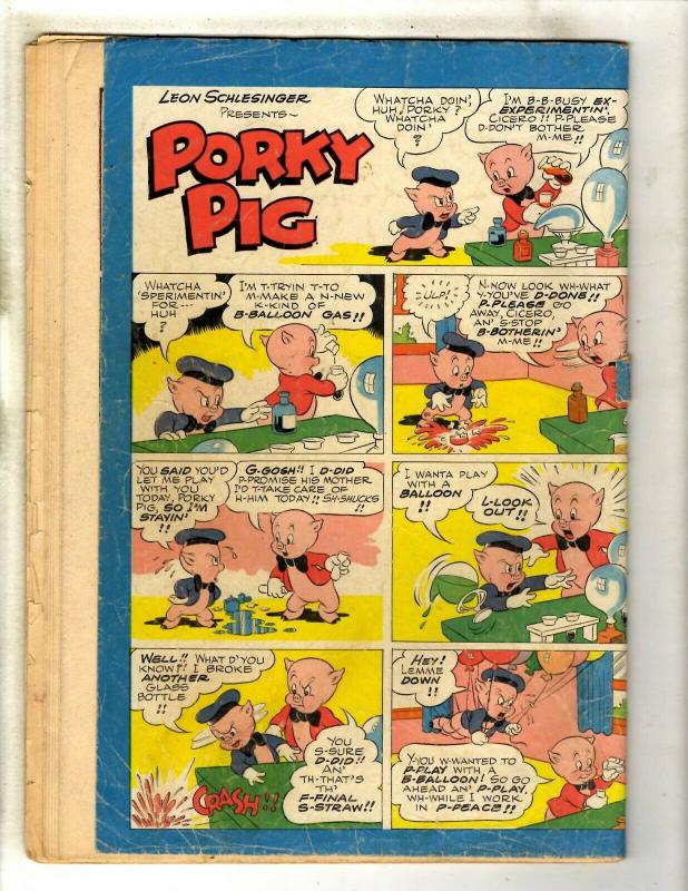 Four Color # 48 GD Dell Golden Age Comic Book Feat. Porky Pig Looney Tunes JK1