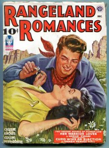Rangeland Romances Pulp December 1942- Her Warrior Lover G/VG 