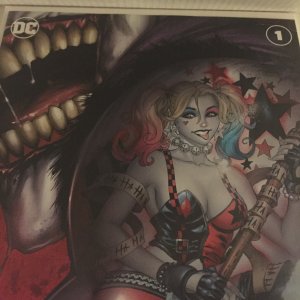 2019 DC Comics Harley Quinn & Poison Ivy #1 Variant Signed by Tyler Kirkham