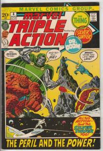 Marvel Triple Action #4 (Aug-71) VF High-Grade Fantastic Four