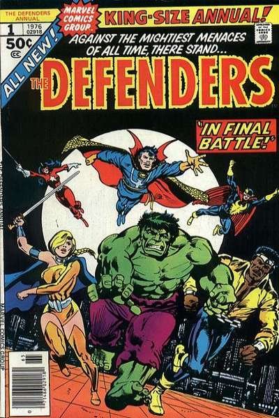 Defenders (1972 series) Annual #1, VF- (Stock photo)