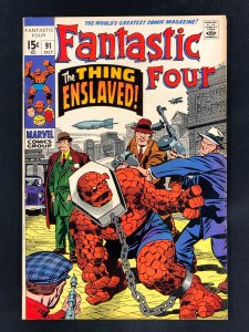 Fantastic Four #91 (1969) VF- First Appearance of Torgo!