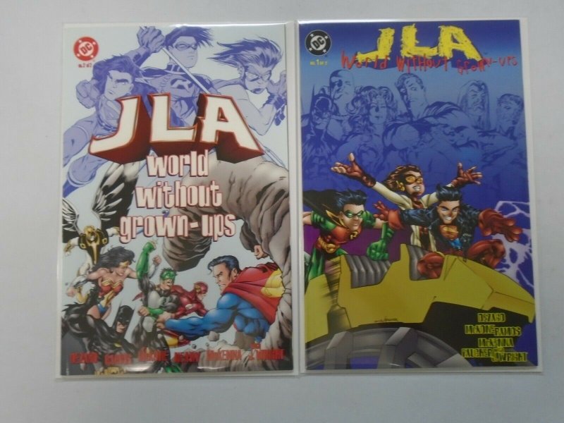 JLA World Without Grown-Ups set #1+2 6.0 FN (1998)