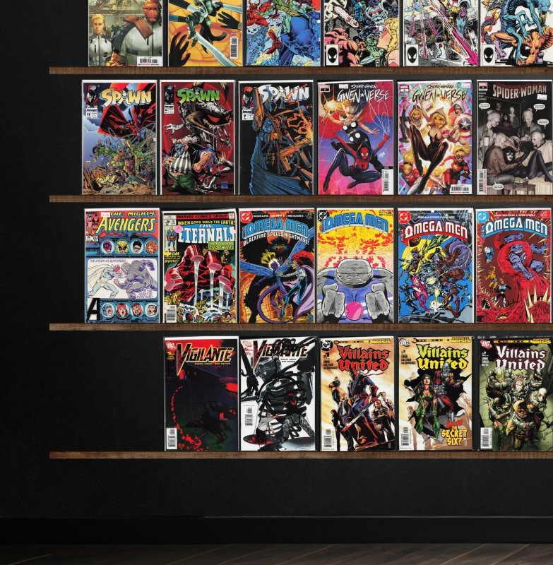 Huge Lot 150+ Comics with The Omega Men, Iron Man, Spanner'S Galaxy & More!