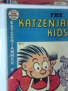 Katzenjammer Kids #6 GD detached cover King Features comics