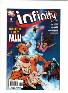 Infinity Inc. #5 VF/NM 9.0 DC Comics 2008 Steel app.