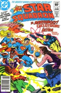 All-Star Squadron #22 (Newsstand) VG ; DC | low grade comic Roy Thomas Deathbolt