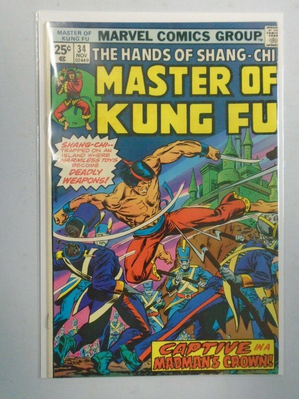 Master of Kung Fu #34 8.5 VF+ (1975)