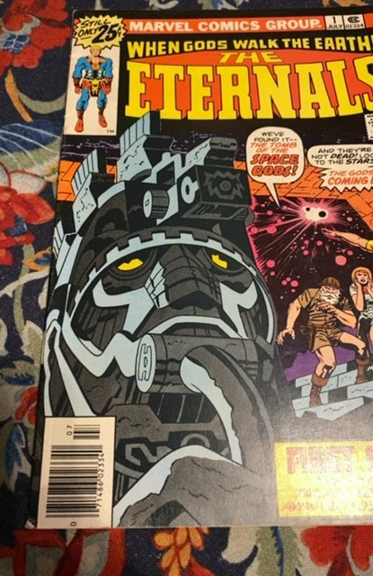 The Eternals #1 (1976)first book and origin l/Jack KIRBY MID GRADE