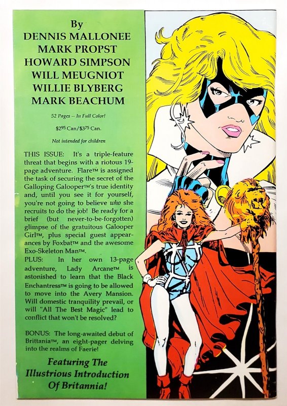 Flare (2nd Series) #3 (March 1991, Hero) 8.0 VF