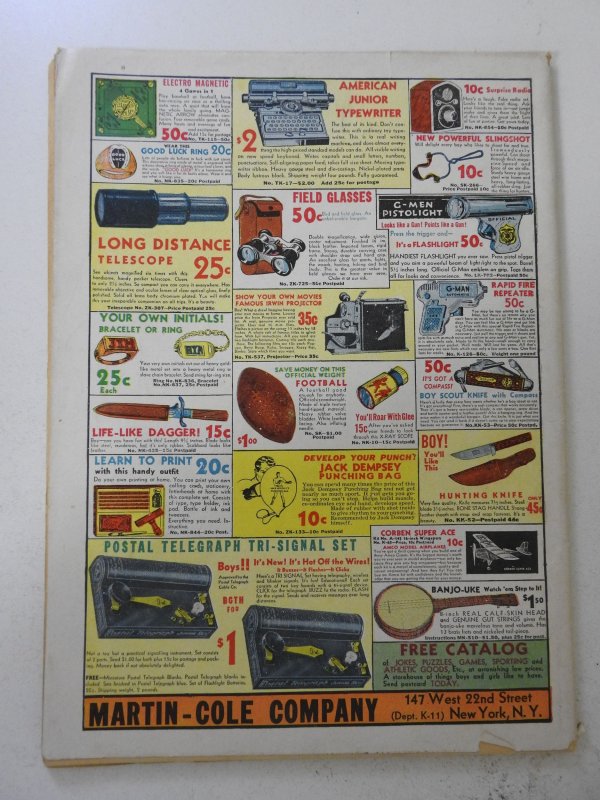 King Comics #8 (1936) GD+ Condition