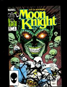 11 Moon Knight Marvel Comic Books #1 2 3 4 5 6, #1 2 3 4 9 JF25