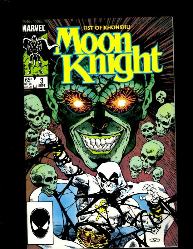 11 Moon Knight Marvel Comic Books #1 2 3 4 5 6, #1 2 3 4 9 JF25