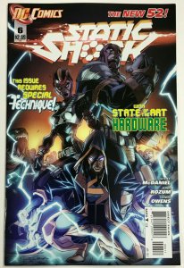 STATIC SHOCK#6 VF/NM 2012 FIRST PRINT DC COMICS THE NEW 52!