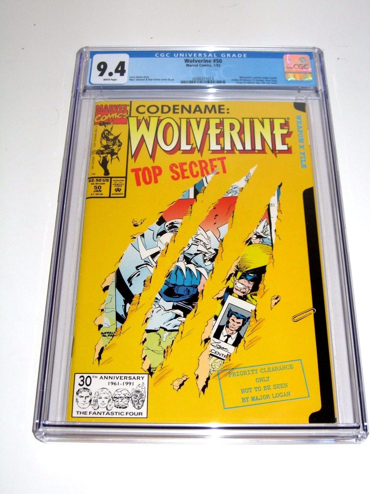 Codename Wolverine 50 (Marvel Comics) CGC Rated 9.4