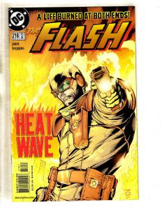 Lot Of 5 Flash DC Comic Books # 214 215 216 217 218 Batman Superman Arrow MF12