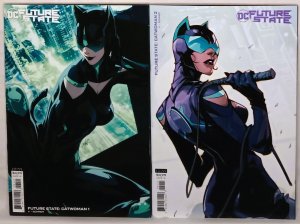 DC Future State CATWOMAN #1 - 2 Variant Covers Artgerm and Habchi DC Comics DCU