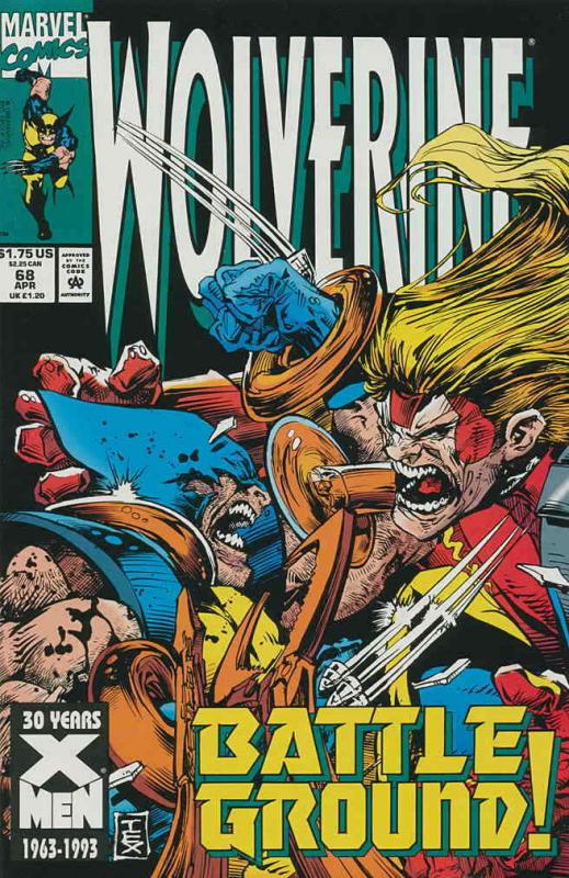 Wolverine #68 VF; Marvel | save on shipping - details inside